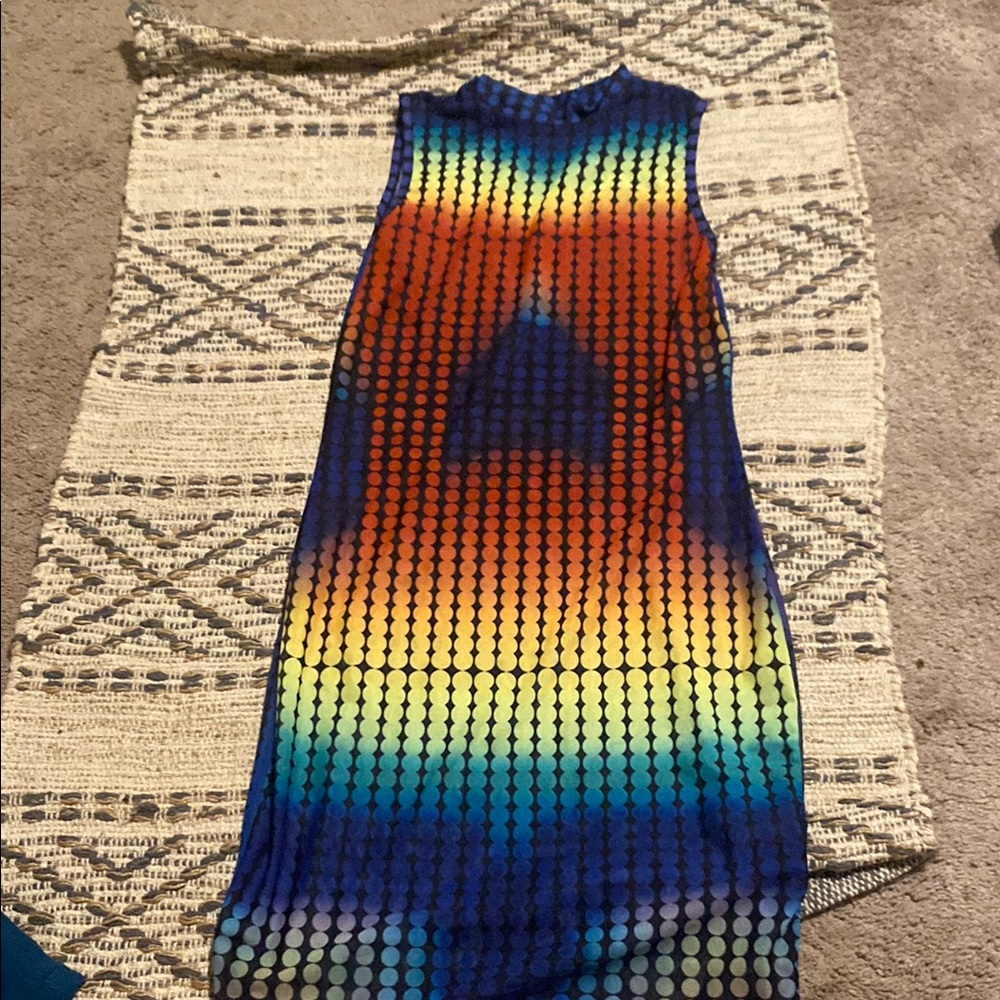 SHEIN Multicolor Sleeveless Dress